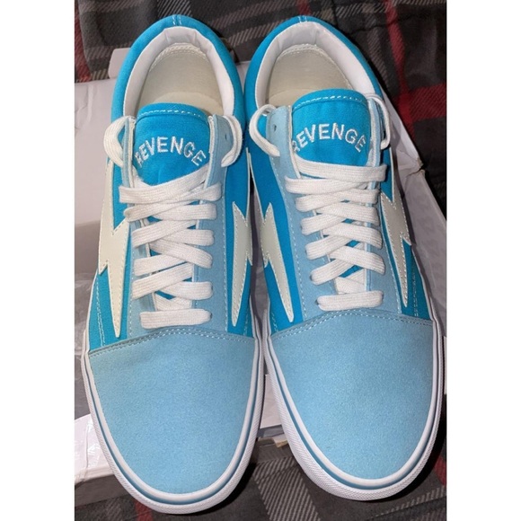 Revenge x Storms Baby Blue Bolt Sneakers ⚡️⚡️ - Picture 2 of 5